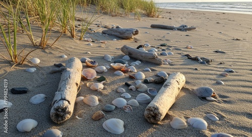 dead tree on the beach