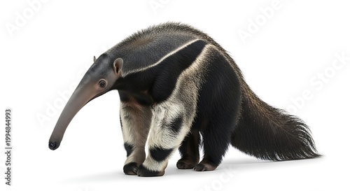 A giant anteater with long nose