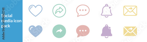 Social media icon pack