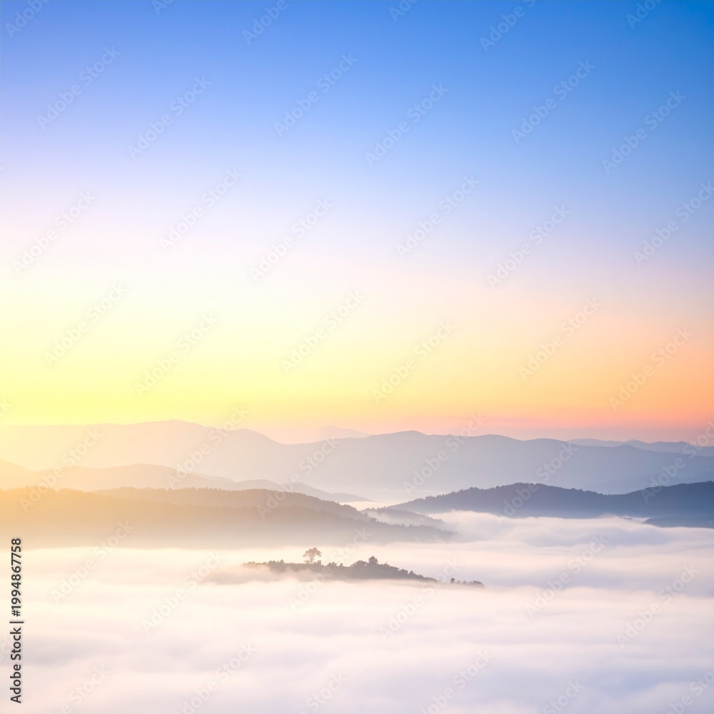 Obraz premium Mountain mist
