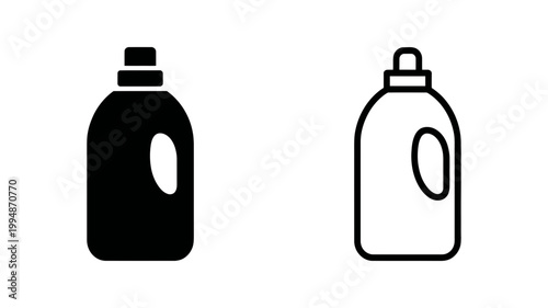 Detergent bottle icon symbol laundry liquid container detergent cleaning household container dispenser chemical surfactant