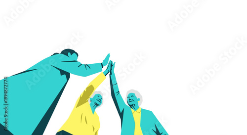 Doctor Handshake with Elderly Patient Trust Healthcare Concept
