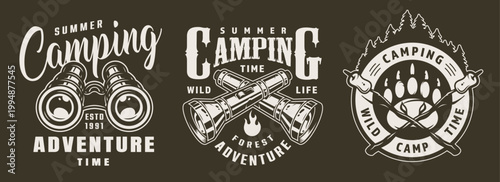 Camping adventure time design