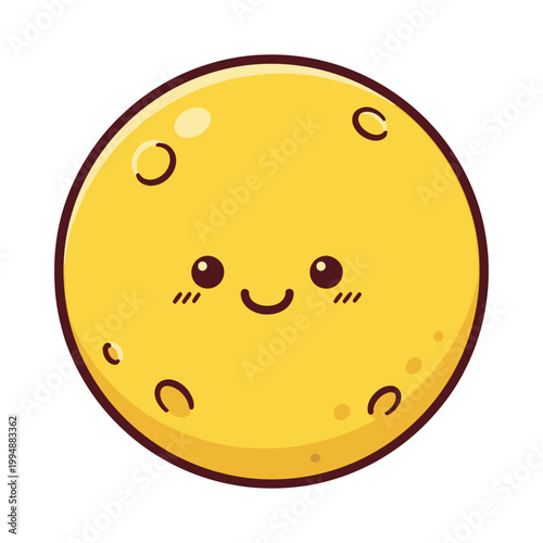 A cute cartoon cheese with a smiling face and blush cheeks on a white background, looking happy and playful.