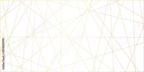 Abstract golden lines with white background. Creative and geometric shape with luxury pattern and paper texture design. abstract background with stripes for website design Technology idea.