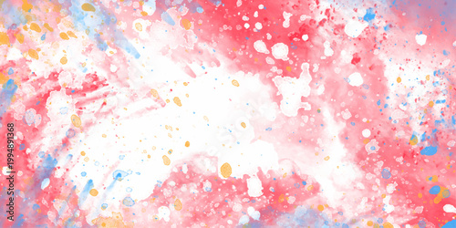 Abstract watercolor background with space Hand drawn realistic abstract watercolor painting grunge texture. Bright watercolor abstract background for your design. Watercolor grunge Brush stroked ...