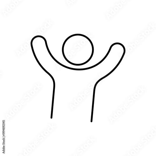 Stretching Person Icon