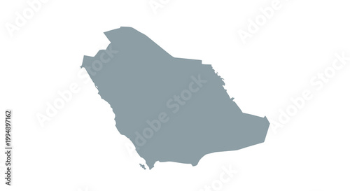 A minimalist pale blue silhouette depicting the geographical shape of the country of bahrain high quality professional detailed