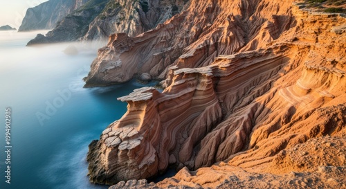 Cliffside by the ocean.