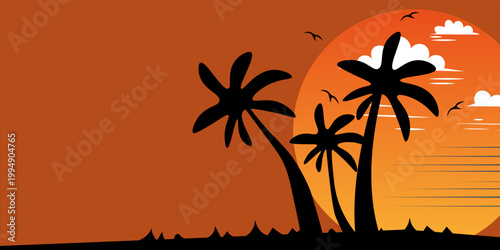 Beauty landscape abstract background. Blue orange purple red pink and other color background