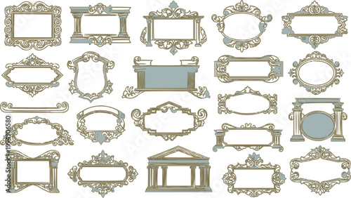 The decorated border provides an ornate frame solution for formal documents.