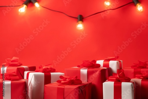 Roses and Hearts Surround a Blank Space for Messages on a Light Background