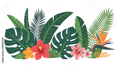 A lush, vibrant monstera leaf creates a sense of calm and natural beauty, perfect for wellness brands or tropical-themed content.