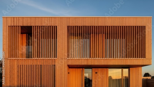 Modern wooden home