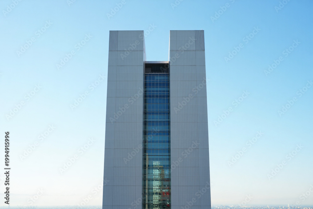 Obraz premium Split tower skyscraper office building architecture clear sky daylight