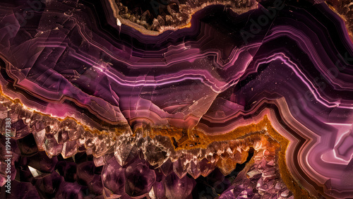 Swirling Patterns of Watercolor and Ink Create a Vibrant Marble Background With Shades of Purple and Pastel Tones