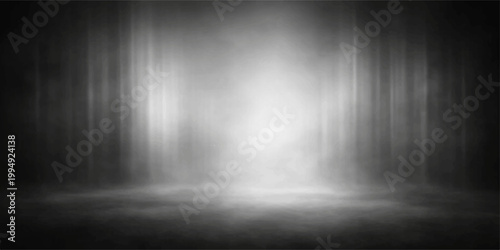 Abstract the dramatic black and grey backdrop. The soft, luminous glow suggests depth and dimension, ideal for artistic compositions and conceptual design.