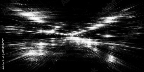 Abstract a captivating long exposure cityscape, a dramatic convergence of light trails, creating a mesmerizing abstract art piece. A symphony of city lights in a motion-blurred vista.