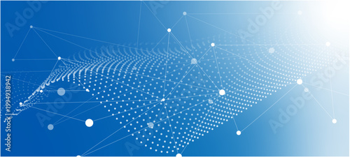 Abstract tech network connection dots. Digital technology and big data analysis background. abstract technology background