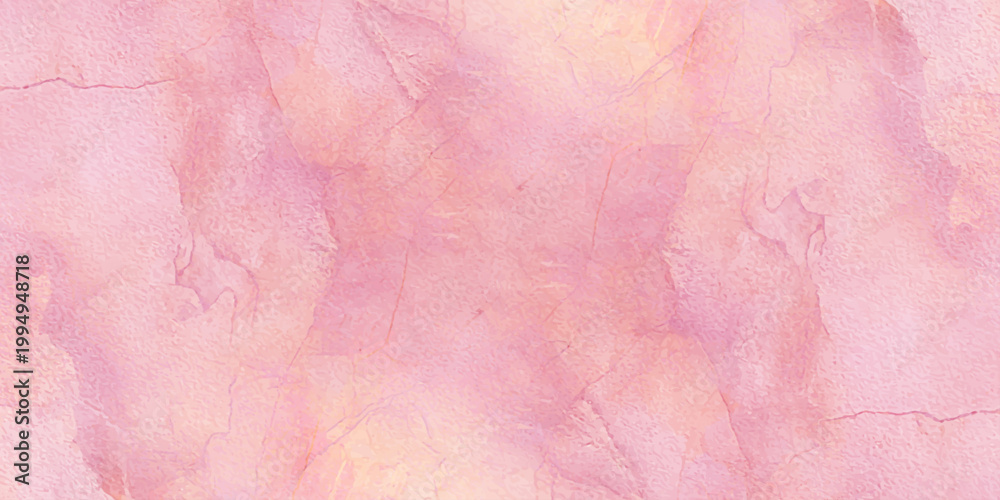 Fototapeta premium Abstract pink watercolor paint on crumpled paper texture creates a grunge rose pattern for a Valentine backdrop design