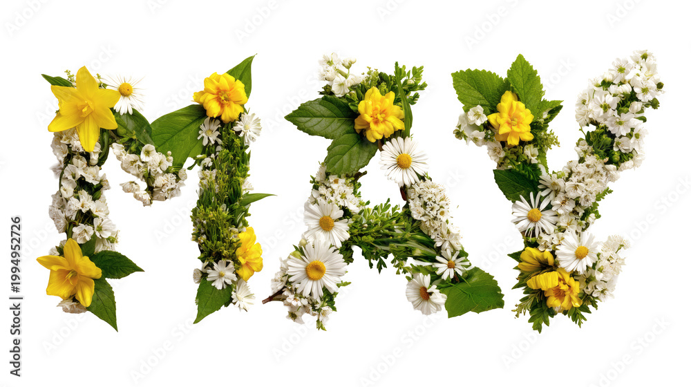 Naklejka premium Floral 
