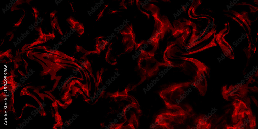Fototapeta premium Vector fire flames background. Red and black background coating abstract blaze fire flame texture. Paint wall art dark grunge pattern.