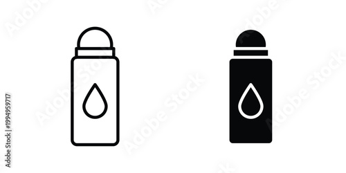deodorant icon. glyph style icon. Stroke icons