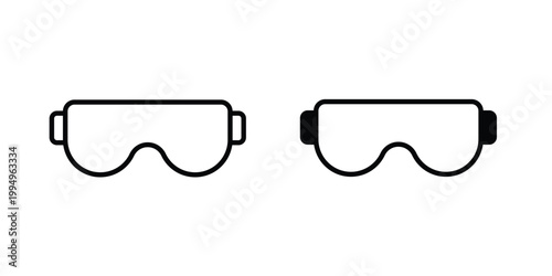 Glasses icon. glyph style icon. Stroke icons
