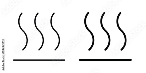Heat icon. glyph style icon. Stroke icons