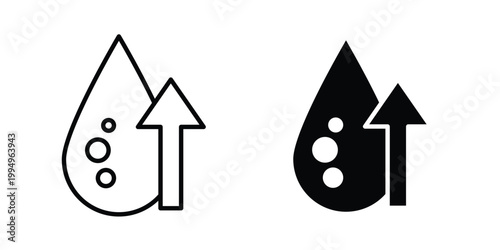 High cholesterol icon. glyph style icon. Stroke icons