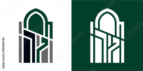 Clean and modern vector illustration featuring two minimalist padlock icons, one locked and one unlocked, ideal for cybersecurity, data protection, privacy, and access control themes in digital market