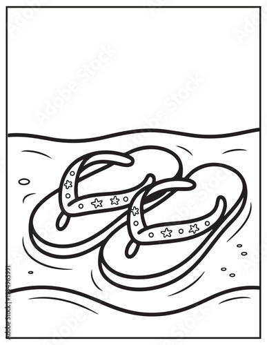 Calm coastal living coloring pages 