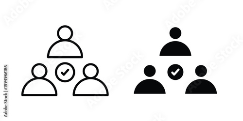 Mediator icon. glyph style icon. Stroke icons