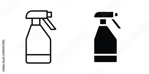 Spray bottle icon. glyph style icon. Stroke icons