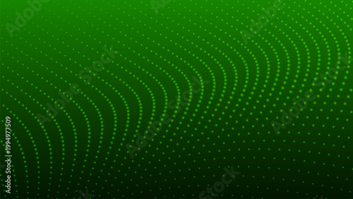 Abstract background of moving particles. Futuristic dotted wave. Big data. 3D vector illustration