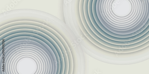 Abstract blue geometric spiral tunnel pattern with smooth curves and flowing lines in a modern vector design