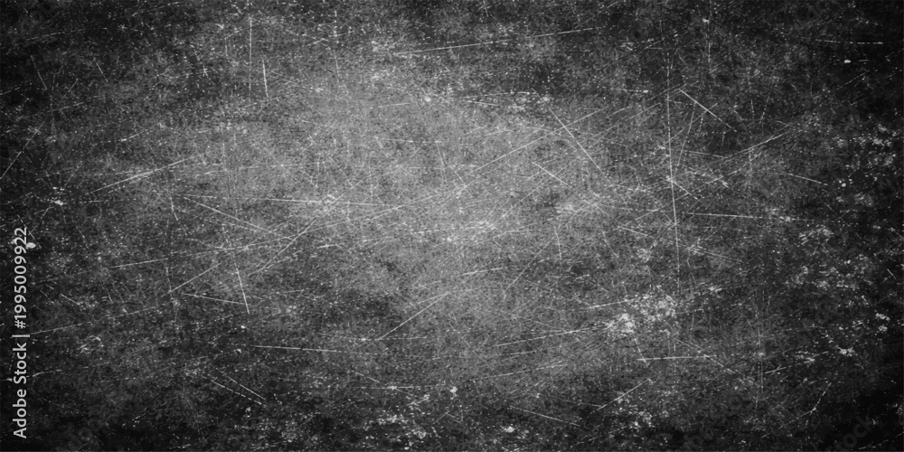 Fototapeta premium Aged dark grunge texture with a rough black and white abstract design featuring a dirty vintage concrete wall surface and grey stone pattern