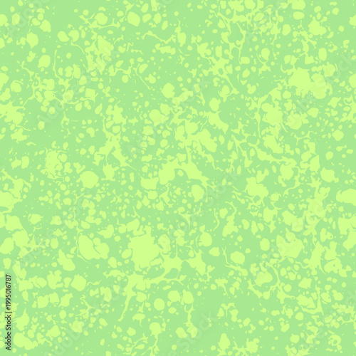 Customizable Colors Seamless Marble Vector Pattern on Green Background