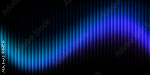 Monochrome waves with transparent vertical layering and soft opacity shifts. Abstract distorted glass effect, minimal and textured in grayscale palette. Vector illustration for futuristic design