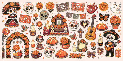 Day of the Dead Marigold Celebration Pack