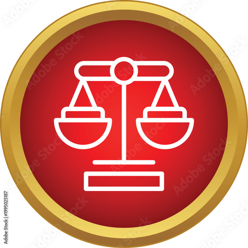 Scales of justice symbolizing legal fairness and equal rights