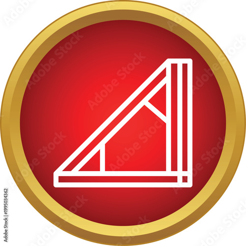 Wooden roof truss frame supporting new building construction