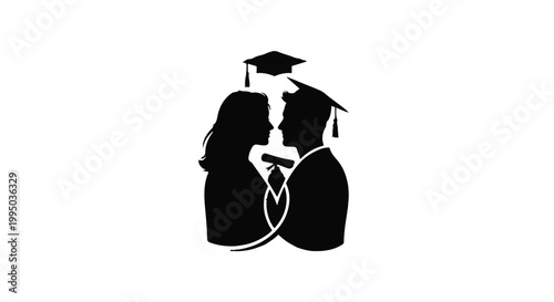 Graduation ceremony with parents, happy family moment