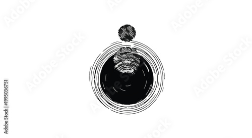 black perfume bottle with silver cap