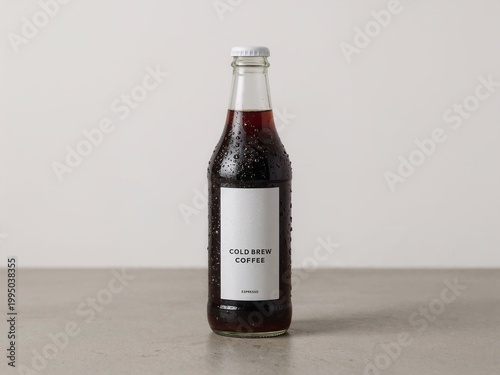 bottle of cold brew coffee
