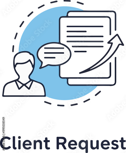 Client request to delivery process in 4 simple steps