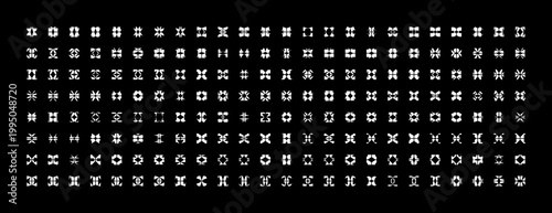 Modern style logo symbol for brand identity. Minimalist abstract logo with flowing geometric shapes representing harmony and balance.