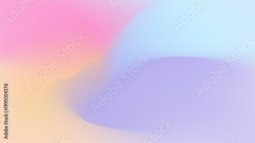 Soft Pastel Gradient Abstract Background – Smooth Color Blend Minimal Modern Backdrop