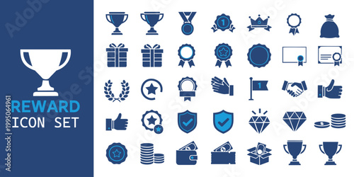 A simple vector icon set of wine glasses and a bottle designed for web, business, and illustration use