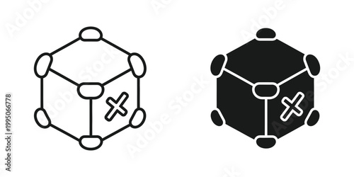 Comparison of a simple hexagonal-bipyramid structure and its filled version